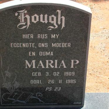 HOUGH Maria P. 1909-1985