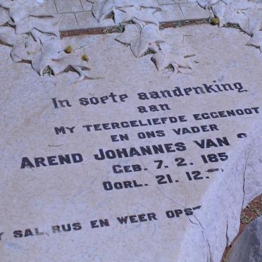 SITTERT Johannes, van 1859-1938
