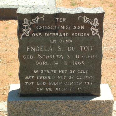 TOIT Engela S., du geb. SCHOLTZ 1889-1965