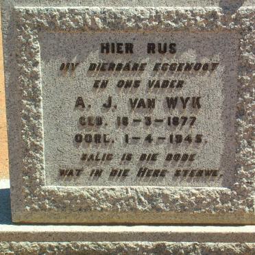 WYK A.J., van 1877-1945