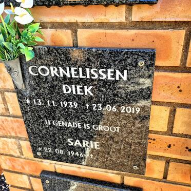 CORNELISSEN Diek 1939-2019 & Sarie 1946-