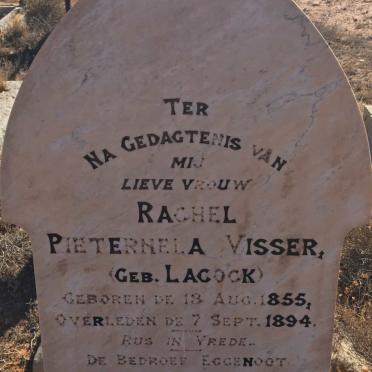 VISSER Rachel Pieternela nee LACOCK 1855-1894