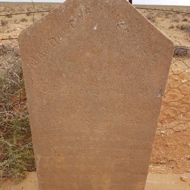 Northern Cape, KENHARDT district, Kaingveld, Bastards Pan 259, Johnniesluck, Single grave