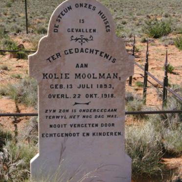 MOOLMAN Kolie 1893-1918