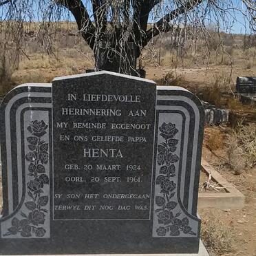 NIEKERK Henta, van 1924-1961