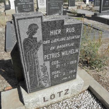 LÖTZ Petrus Wilhelm 1919-1919