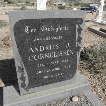 CORNELISSEN Andries J. 1884-1968