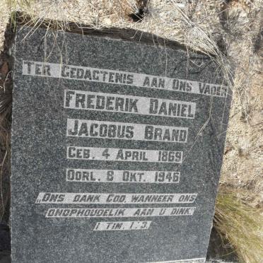 BRAND Frederik Daniel Jacobus 1869-1946