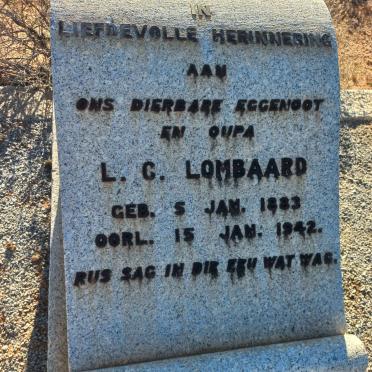 LOMBAARD L.C. 1883-1942