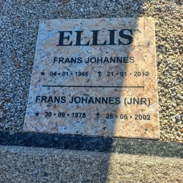 ELLIS Frans Johannes 1946-2012 :: ELLIS Frans Johannes 1978-2002