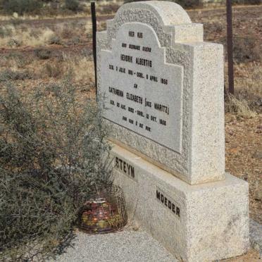 STEYN Hendrik Albertus 1881-1956 &amp; Catharina Elizabeth MARITZ 1882-1956