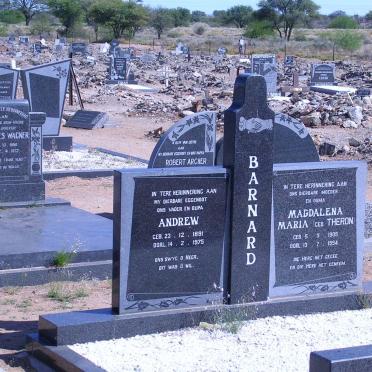 BARNARD Andrew 1891-1975 &amp; Magdalena Maria THERON 1905-1994