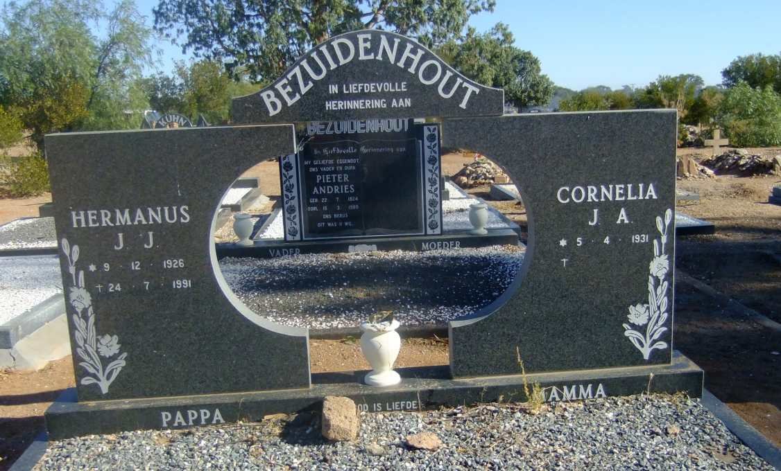 BEZUIDENHOUT Hermanus J.J. 1926-1991 &amp; Cornelia J.A. 1931-