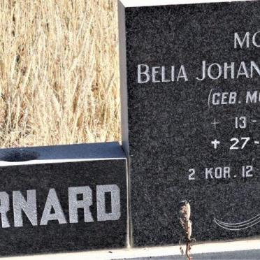 BARNARD Belia Johanna Jacoba neè MOSTERT 1895-1985