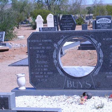 BUYS Pieter Jacobus 1924-1995 &amp; Johanna Elizabeth 1934-