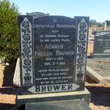 BRUWER Adamus Paulus 1925-1959