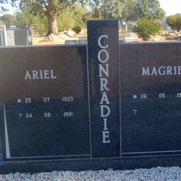 CONRADIE Ariel 1929-1991 &amp; Magriet 1940-