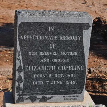 COPELING Elizabeth 1864-1949