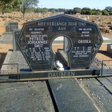 DAUBERN Petrus Johannes Smit 1920-1984 &amp; Drieka 1925-1991