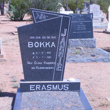 ERASMUS Bokka 1919-1983