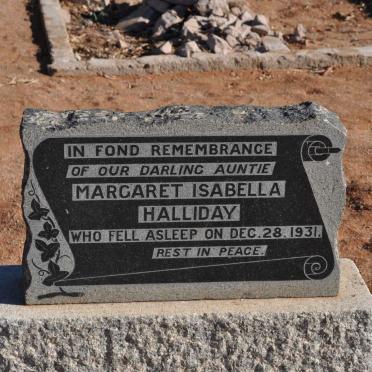 HALLIDAY Margaret Isabella -1931