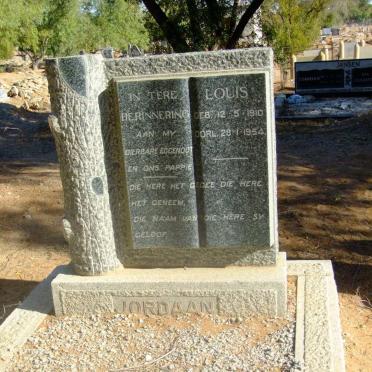 JORDAAN Louis 1910-1954