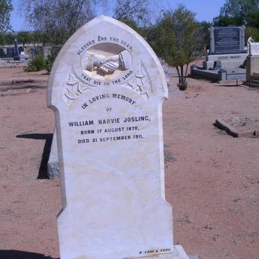 JOSLING William Harvie 1870-1911