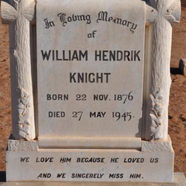 KNIGHT William Hendrik 1876-1945