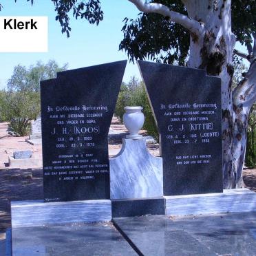 KLERK J.H., de 1903-1978 &amp; C.J. JOOSTE 1916-1996