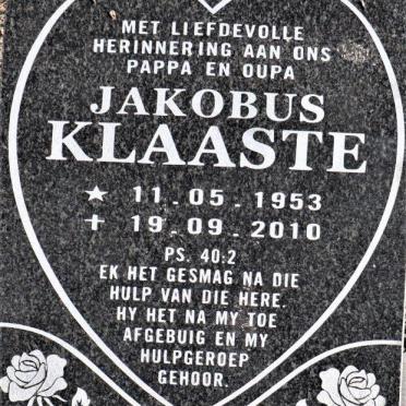 KLAASTE Jakobus 1953-2010