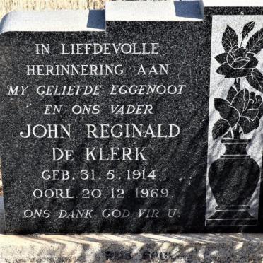 KLERK John Reginald, de 1914-1969