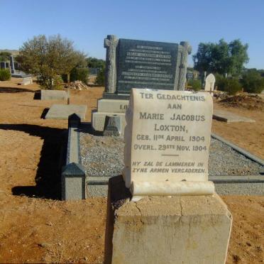 LOXTON Marie Jacobus 1904-1904