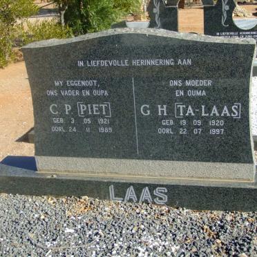 LAAS C.P. 1921-1989 &amp; G.H. 1920-1997