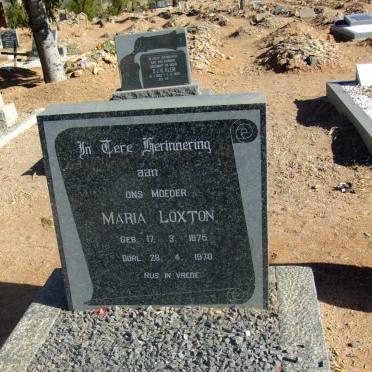 LOXTON Maria 1875-1970