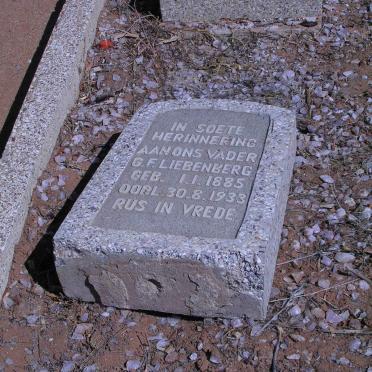 LIEBENBERG G.F. 1885-1933