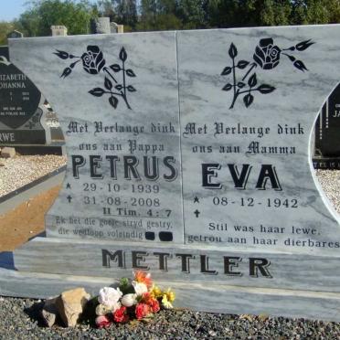 METTLER Petrus 1939-2008 &amp; Eva 1942-