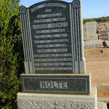 NOLTE Lourens Rasmus 1896-1957