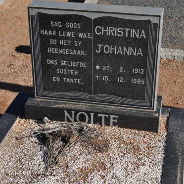 NOLTE Christina Johanna 1913-1985