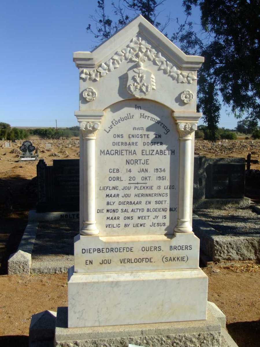 NORTJE Magrietha Elizabeth 1934-1951