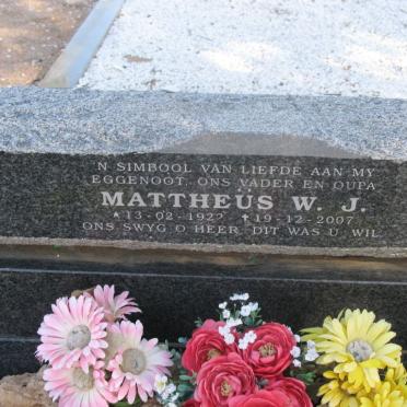 NORTJÉ Mattheus W.J. &amp; Gertruida L. 1934-