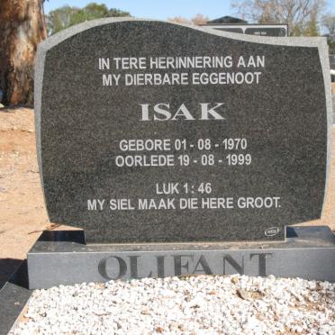 OLIFANT Isak 1970-1999