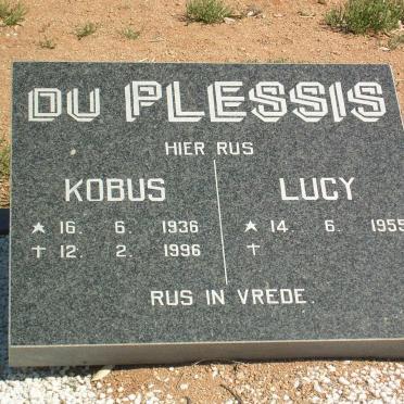 PLESSIS Kobus, du 1936-1996 &amp; Lucy 1955-