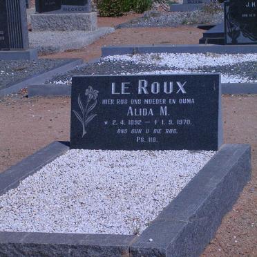 ROUX Alida M., le 1892-1970