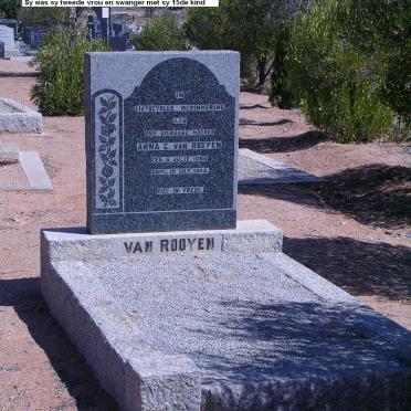 ROOYEN Anna C., van 1884-1945