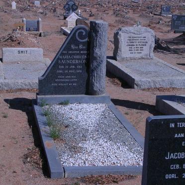 SAUNDERSON Maria Christina  1883-1970