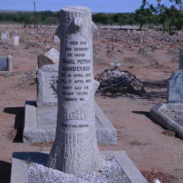 SAUNDERSON Charl Petrus 1878-1952