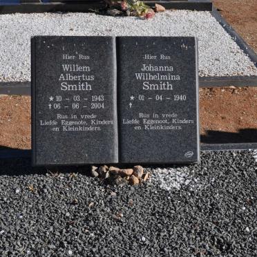 SMITH Willem Albertus 1943-2004 &amp; Johanna Wilhelmina 1940-