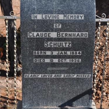 SCHULTZ Claude Bernhard 1884-1936