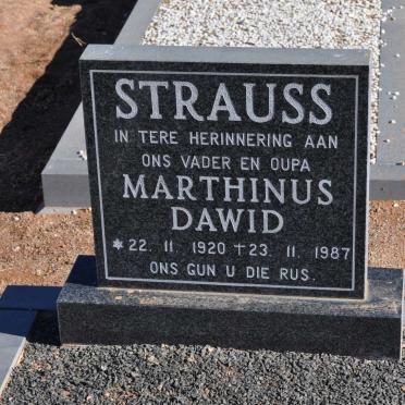 STRAUSS Marthinus Dawid 1920-1987