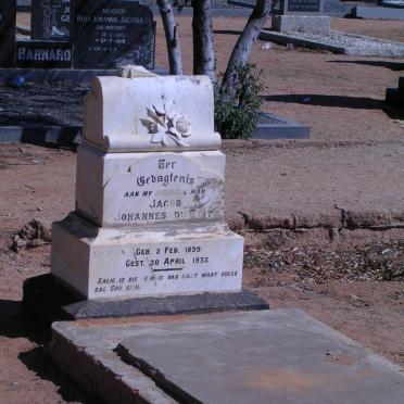 TOIT Jacob Johannes, du 1899-1932